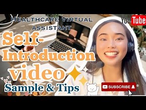Self-introduction video virtual assistant Tips and sample #selfintroductionvideo #Hellorache