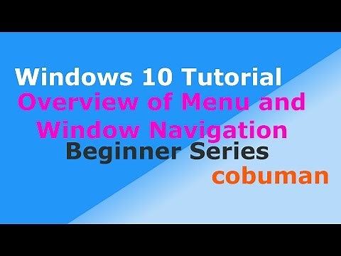 Windows 10 Beginner Tutorial Navigation
