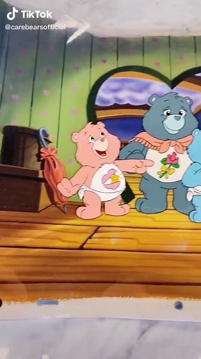 Original animation cels from the 1986 TV series The Care Bears Family! 🐻🌈 ❤️ #carebears #BoostYourMood #80s #cartoon #animation #ilovethe80s #1980s