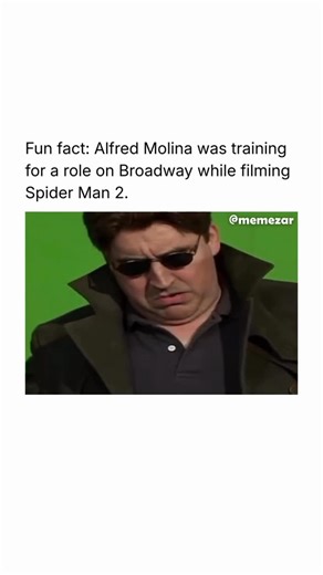 MEMEZAR • MEMES & MEME-CULTURE on Instagram: "10/10 performance right there 😂 Alfred Molina is a versatile British American actor known for his wide range of film, television, and stage performances. He gained global recognition for his role as Doctor Octopus in Spider Man 2, where his intense yet sympathetic portrayal stood out. Throughout his career, Molina has appeared in acclaimed projects like Frida, Chocolat, and No Country for Old Men, as well as major stage productions. His ability to m
