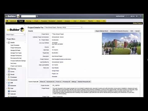 e-Builder: Managing a Program of Construction Projects