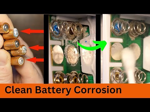 Clean BATTERY CORROSION on ELECTRONICS! EASY DIY! | 2-minute Tutorials Ep.4