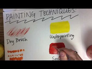 Tempera Paint Techniques