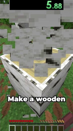 Speedrunning another random slab in minecraft #shorts #minecraftshorts