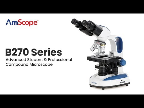 AmScope Advanced Student and Professional Compound Microscope
