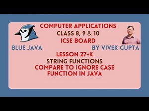 compareToIgnoreCase function in Java