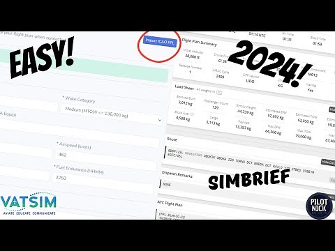 VATSIM Simbrief Flight Plan Tutorial | Step-by-Step Guide for MSFS Pilots