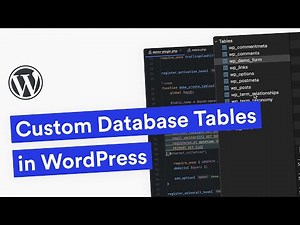Working with Custom Database Tables in WordPress
