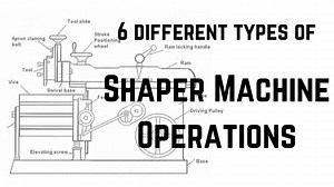 6 Different Types of Shaper Machine Operations [Images & PDF]