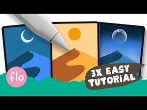 3 EASY Drawing Tutorials for PROCREATE