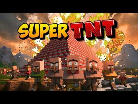 Minecraft: Testing super tnts on villagers Livestream💥🔥// #minecraft #java #igamerz #tnt #mcpe