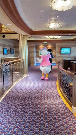 Daisy Duck shaking her tail with style #disneycruise #daisyduck #disney #outkast #duck #style