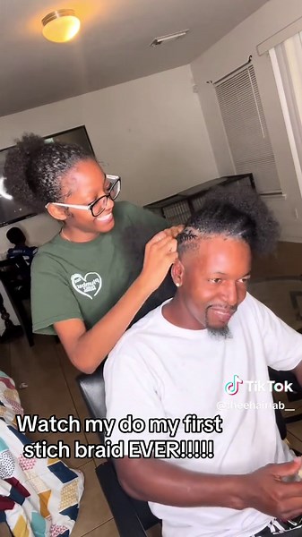 First Sitch Braid Tutorial in Houston