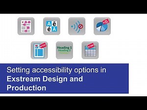 Setting accessibility options | OpenText Exstream 16 Design and Production