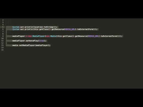 javafx media video play in 3 min