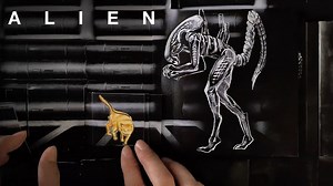 A Brilliantly Illustrated Flipbook Celebrating the 40th Anniversary of the 1979 Ridley Scott Film 'Alien'