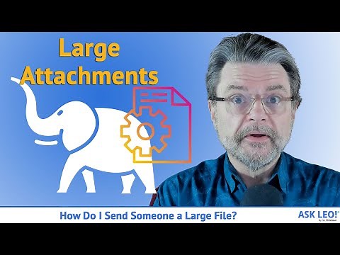 How to Attach Large Files & Folders to Emals in Outlook