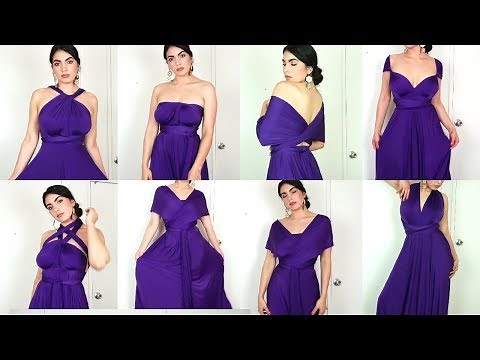 How to Wear a Convertible Infinity Dress Tutorial | DressandCharm.com
