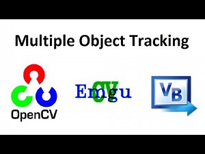 OpenCV 3 Multiple Object Tracking by Image Subtraction Visual Basic full source code