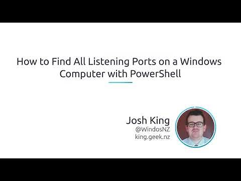 How To Find All Listening Ports On A Windows Computer With PowerShell