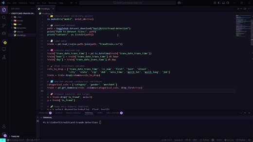 "Building a Credit Card Fraud Detection System with Python and Flask" | Vaghela Meet posted on the topic | LinkedIn