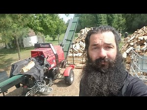 How to run a small firewood processor efficiently - Red Runner Deluxe