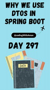 DTOs and MapStruct. #programmer #programming #coding #developer #coder #javascript #python #webdeveloper #code #java #technology #computerscience #html #codinglife #webdevelopment #softwaredeveloper #tech #css #software #programmers #linux #softwareengineer #webdesign #php #programmerlife #programmingmemes #hacking #development #computer #programminglife | Coding With Aman