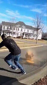 Thieves Discover Poop-Exploding Package #PorchPirateFail #PackageThief #funnyfails #poopprank