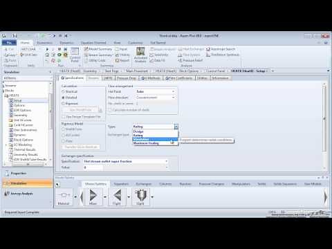 Aspen Plus: Detailed Heat Exchanger Method