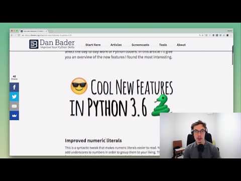 Cool New Features in Python 3.6