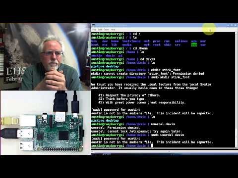 Raspberry Pi Linux LESSON 19: Adding New Users
