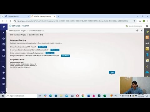sam capstone project 1a excel modules 9-12