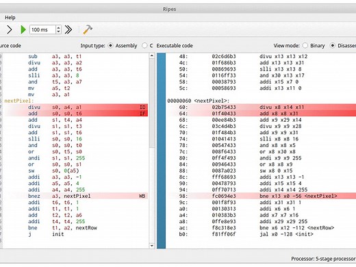 RISC-V Assembly Language with Ripes OnLine Simulator