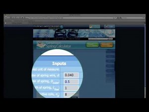 Compression Spring Calculator