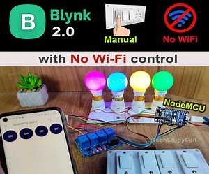 ESP8266 Home Automation Project Using NodeMCU and New Blynk App | IoT Projects 2021