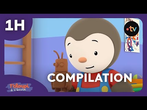 T’Choupi à l’école 🤖 COMPILATION : T'Choupi et les robots et autres épisodes 🤖 1h dessins animés