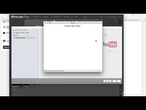 how to setup encoder for youtube live
