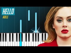 Adele - ''Hello'' (PIANO TUTORIAL)