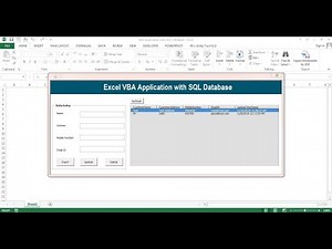 Excel VBA Data Entry Application with SQL database (Part-3)