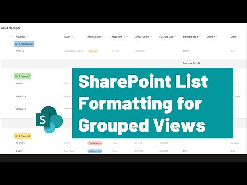 SharePoint List Formatting for Grouped Views