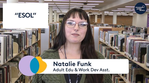 Learn about ESOL (English for Speakers of Other Languages) classes at the Library! Join us on the fourth Thursday of the month at noon for a new Lunch & Learn video. Staff offer step-by-step instructions to help you discover the Library’s extensive services. https://chpl.org/esol/ | Cincinnati & Hamilton County Public Library
