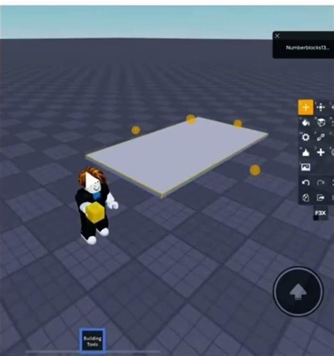 [mobile & PC] How to make lava jumps stage in btools! (HD admin) #subscribe