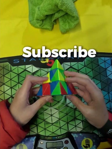 Pyraminx Solved In 2.06 Seconds! #shorts #speedcubing #cuber #speedcube