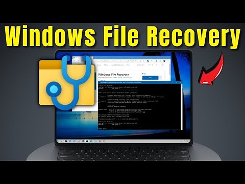 How to Use WINDOWS File RECOVERY