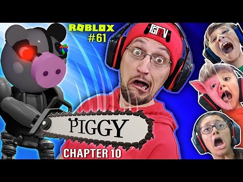 ROBLOX PIGGY @ the MALL! Chapter 10 FGTeeV Multiplayer Escape (The Secret is Out)