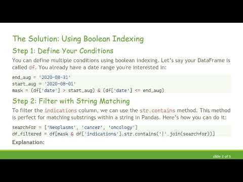 How to Select DataFrame Rows by Multiple Conditions in Pandas