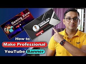 How to Make YouTube Banner Image in Mobile? YouTube Channel Art Tutorial | KG