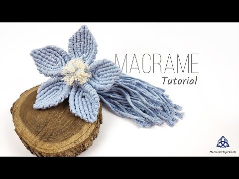 EASY Macrame Flower Tutorial