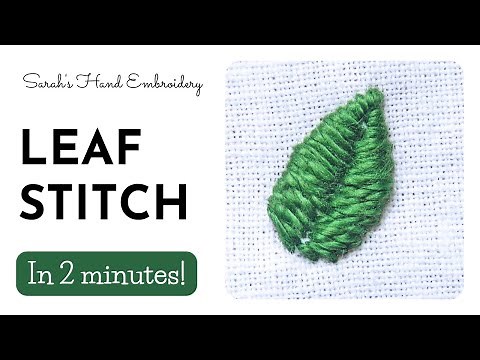How to do Leaf Stitch