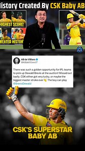 172K views · 5.8K reactions | ab de Villiers ne IPL me dewald brevis ko nhe leye the to tweet kya | RP FALAK | Facebook